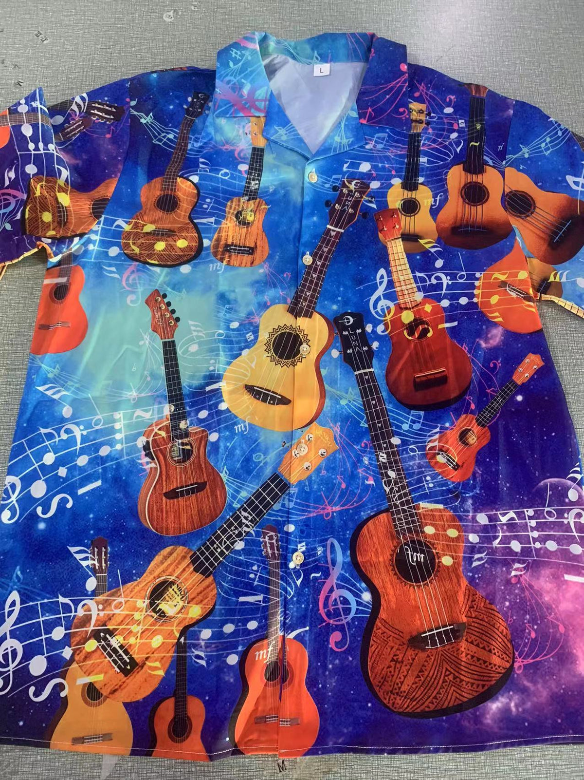 Guitar Ukulele Love Forever Style - Hawaiian Shirt
